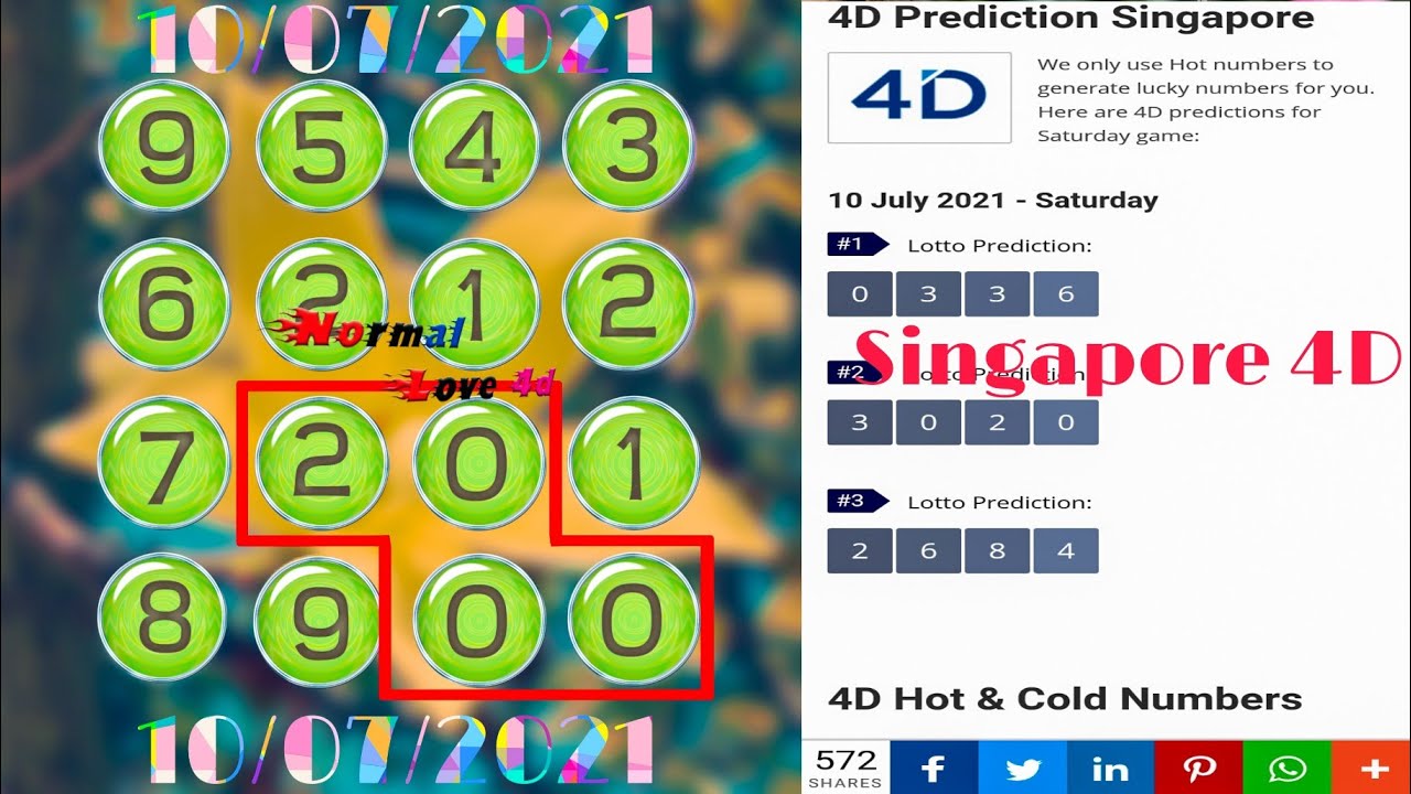 10 07 2021 Singapore 4d Prediction Formula 2021 Win100 Normal Love Youtube 10 07 2021 Singapore 4d Prediction Formula 2021 Win100 Normal Love Youtube