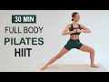 30 MIN FULL BODY PILATES HIIT + Light Weights | Build Lean + Long Muscles | Fat Burning, No Repeat