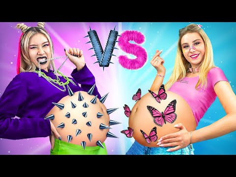 E Girl Pregnant vs Soft Girl Pregnant  / Funny Pregnancy Moments