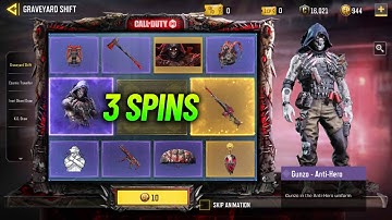 3 Spins in Call of Lucky Draw Mobile - Graveyard Shift Draw CODM