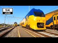 [5K] New NS Livery Flow VIRM Walk Through: Hoofddorp - Amersfoort CABVIEW HOLLAND 23aug 2021