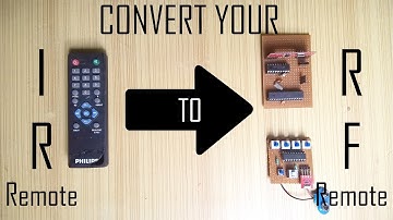 Convert your IR Remote to RF Remote || RF Module Tutorial