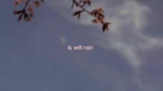 Video thumbnail of "it will rain - bruno mars (slowed)"