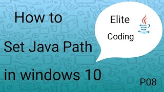 Setting Java Path in Windows 10 Telugu | Java Course in Telugu part-8