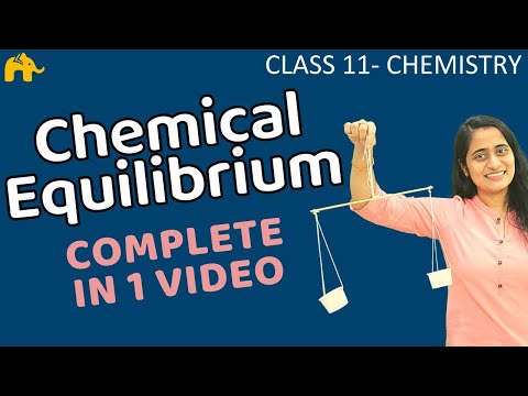 Equilibrium Chemistry Class 11 | Chapter 7 Chemical Equilibrium One Shot | CBSE NEET JEE