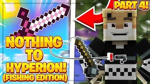 FISHING from NOTHING to a HYPERION!! (Part 4) -- Hypixel Skyblock