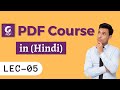 PDF full course in (HINDI) - LEC 5 - Fill & Sign Tab