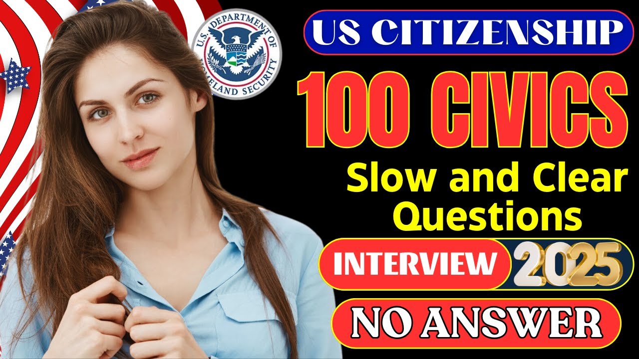 2025 random 100 civics questions and answers - US citizenship interview ...