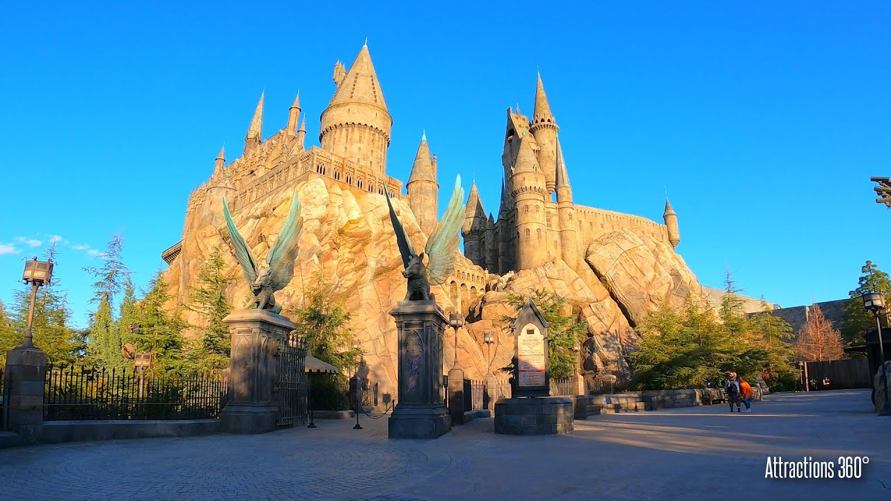 Jajaja Gimnasta Hacia Wizarding World of Harry Potter Land Tour 2021 | Universal Studios Hollywood  | Hogwarts Castle - YouTube