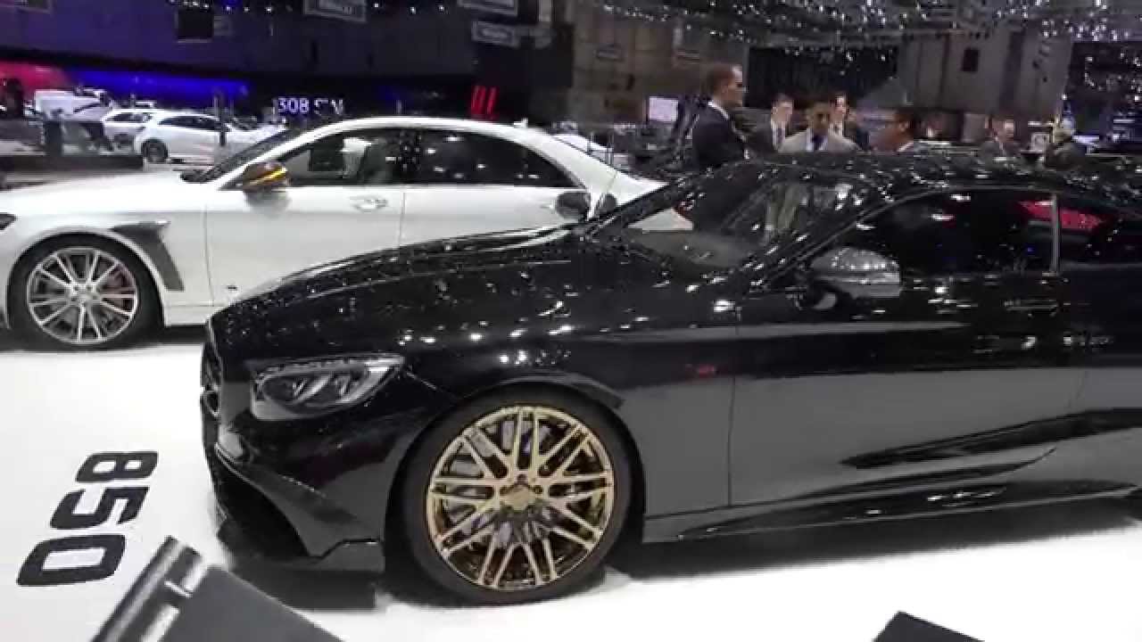 4k Brabus 850 6 0 Biturbo Coupe S Classe Coupe With Rose Gold Wheels And Interior Parts
