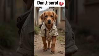 💔 Poor Puppy’s Struggle Will Break Your Heart | Inspiring Emotional Story 🐶 #Shorts #PoorPuppy