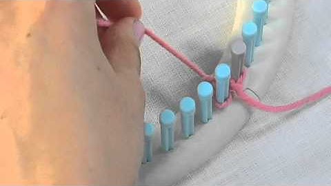 Circular Loom Knitting: How to Cast On and Knit