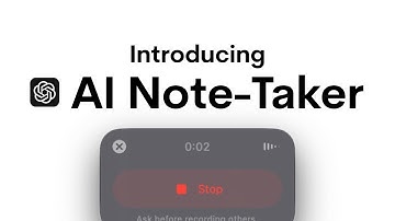 ChatGPT launches AI Note Taker