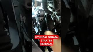 Hyundai Sonata Starter removal