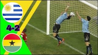 مباراة مجنونة   الأوروغواي   غانا ربع النهائي كأس العالم 2010 تعليق رؤوف خليف HD1080i