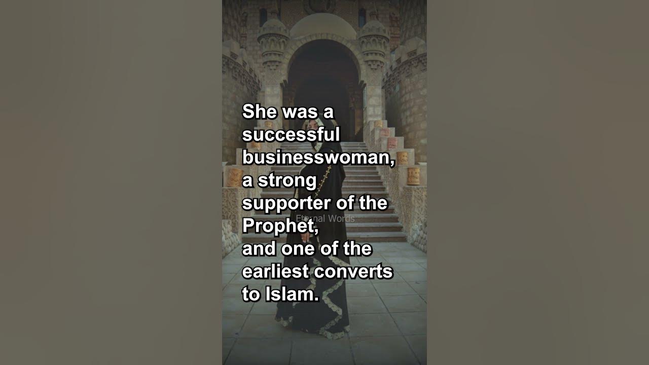 Who is Khadijah Bint Khuwaylid? || #shorts #islam #islamicshorts #prophetmuhammad #dawah