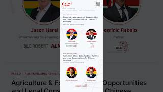 Finance & Investment Opportunites | Agriculture & Food Security | SIPAC-ALN Webinar Series Update