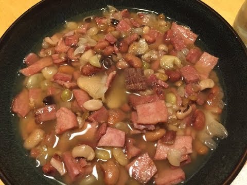 Instant Pot 16 Bean & Ham Soup ~ Easiest Recipe Ever !!!