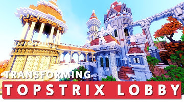 !Minecraft: Building Showcase ⛏️| Renovating The Topstrix Network Lobby