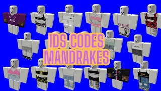 IDS CODES DE MANDRAKE NOVOS NO BROOKHAVEN - Roblox #Roblox
