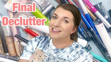 FINAL DECLUTTER FOR 2022| Single Eyeshadow, Eye Primers, Mascara, Lipstick & MORE!
