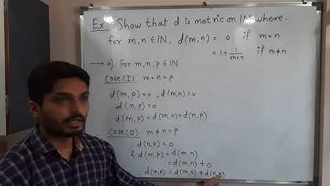 Topology of Metric Spaces - Unit 1 - Lecture 23