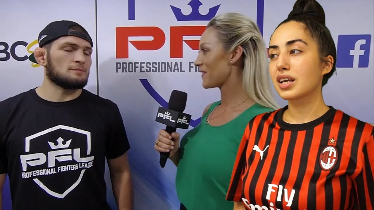 SOCCER FAN REACTS TO khabib nurmagomedov and women for 10 minutes straight