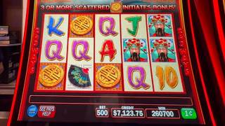 3-Coin Left Wide Hat Pattern on a $5 Bet | Triple Fortune Dragon