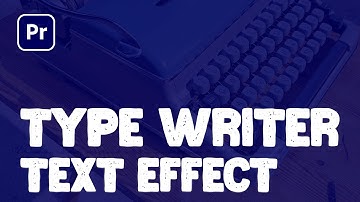 Typewriter Effect in Premiere Pro | Easy Typewriter Text Animation Tutorial