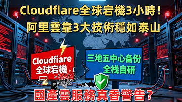 Cloudflare全球宕機3小時！阿里雲靠3大技術穩如泰山，國產雲服務真香警告？