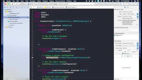 Augmented Reality Portal using Apple ARKit framework for AR : Demo code template explanation