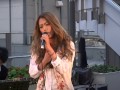 Mei「It's just love」(MISIA)、大阪駅前カリヨン広場、14.05.23