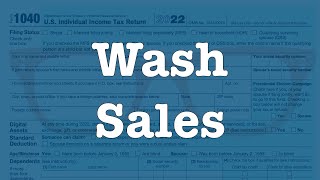 What are "Wash Sales?"