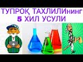 ТУПРОҚ ТАХЛИЛИнинг 5 ХИЛ УСУЛИ