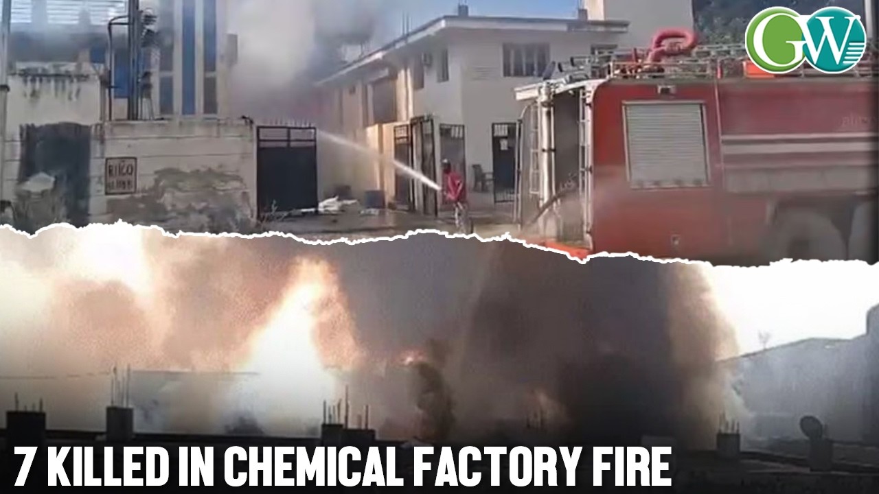 RAJASTHAN: 7 KILLED, 2 TRAPPED AFTER MASSIVE FIRE BREAKS OUT AT CHEMICAL FACTORY