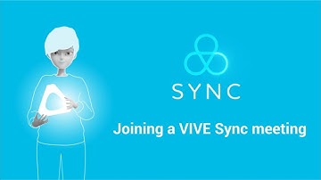 Joining a VIVE Sync meeting