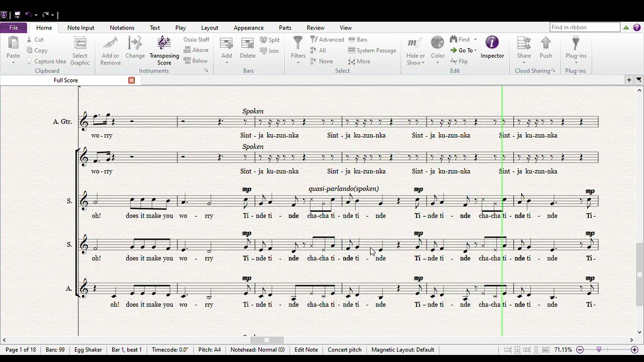 LET HIM GO|BY YVONNE CHAKACHAKA| ARRANGED BY JOHN A MUTUA