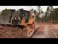 Cat d6r ดันดินปรับนาแบบ เร็ว แรง ท่อลั่นๆๆ อัดเต็มใบมีดไหวมั๊ย?