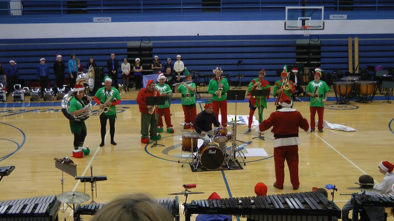 Band Dads play Jingle Bells at Winter Concert YouTube