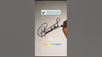 How creat a stylish signature #signature #art #handwriting #calligraphy