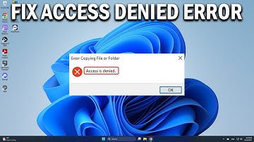 How To Fix Error Copying File or Folder Access Is Denied - Easy Fix