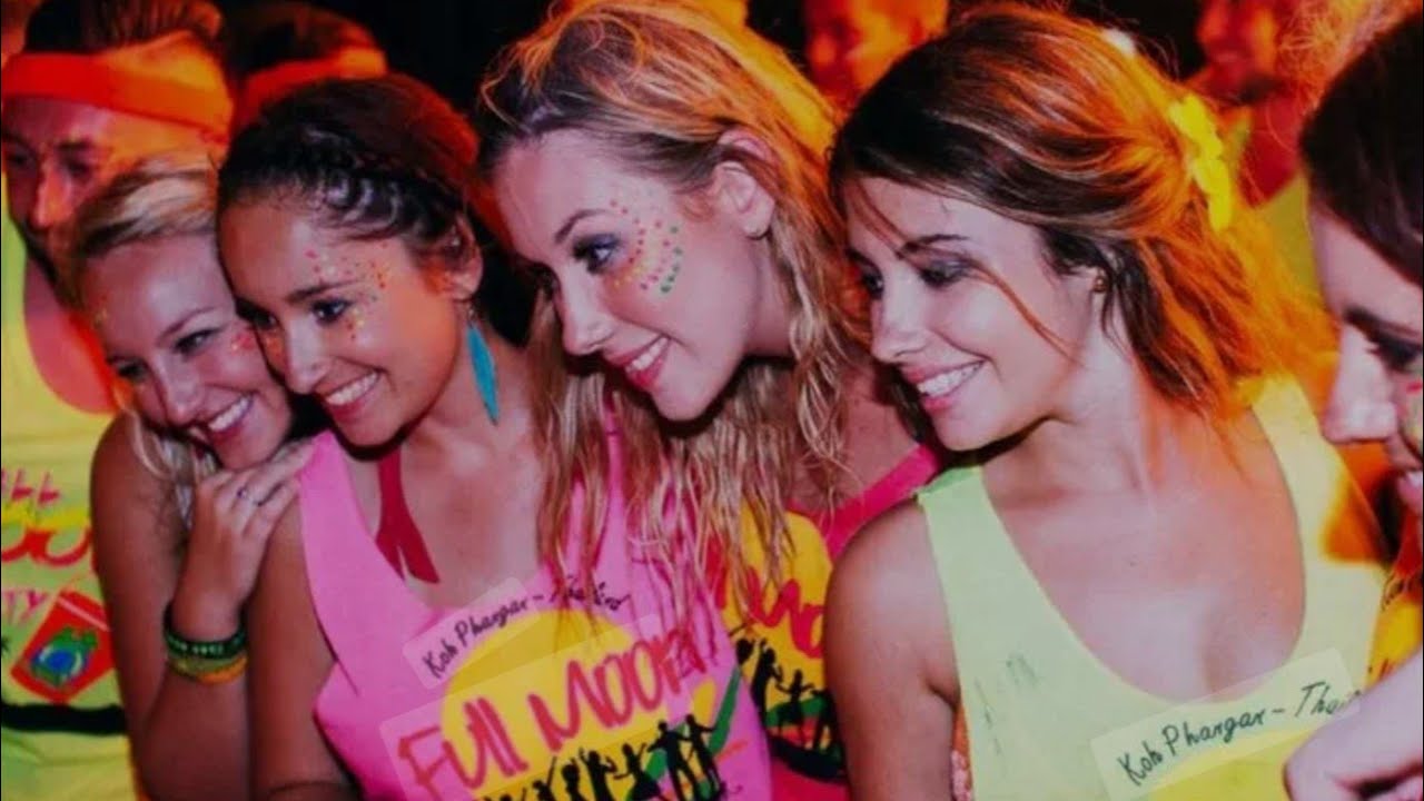 Самая лучшая вечеринка. Full Moon Party 2019. Phangan.  Thailand 🤪🍺🥳😍🤗🍹🍸🏝🏖
