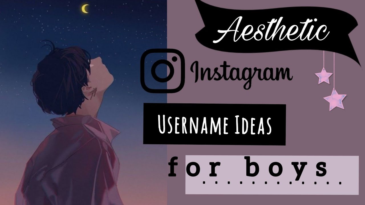 ||Aesthetic Instagram Username Ideas for boys||🍂 - YouTube