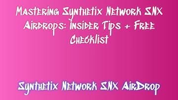 Claim Free Synthetix Network SNX Airdrop  |  Discover Synthetix Network SNX Airdrop Exchange
