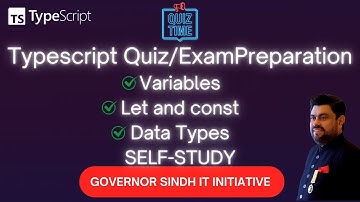 Typescript Exam Preparation | Variables | Let ,Var ,Const , Data Types | Web 3.0 / AI / Metaverse |