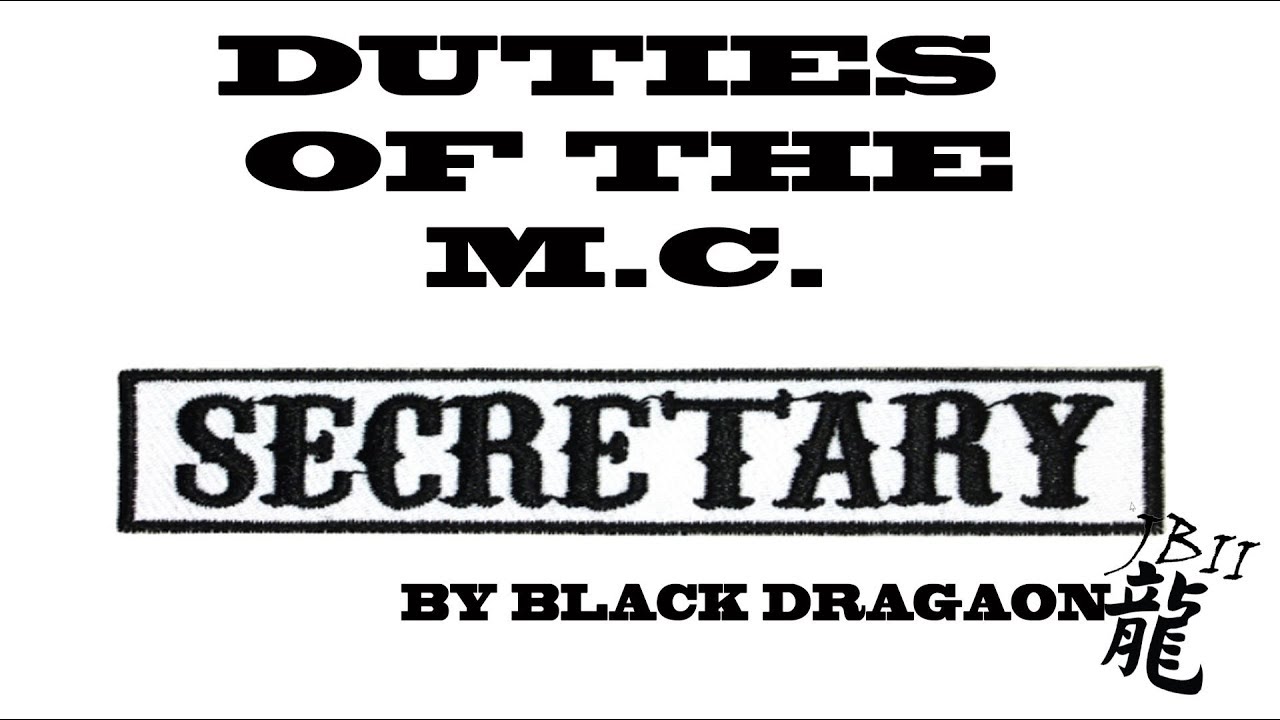 What are the duties of the secretary What are the duties of the secretary