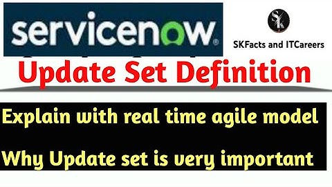 Update set Definition || #servicenow #updateset