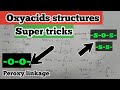 Oxyacids 30 structures in 20 minutes best tricks(part -3) peroxy linkage || Jee || neet