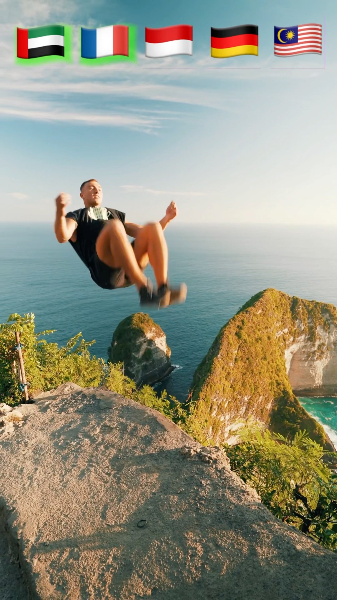 Parkour with Emojis??????????Where Are You From??#kiryakolesnikov #parkour #flips