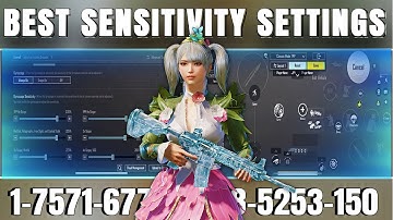 BGMI / PUBG BEST SENSITIVITY SETTINGS 🔥 ZERO RECOIL SENSITIVITY CODE | FASTEST 4 FINGER CONTROL CODE